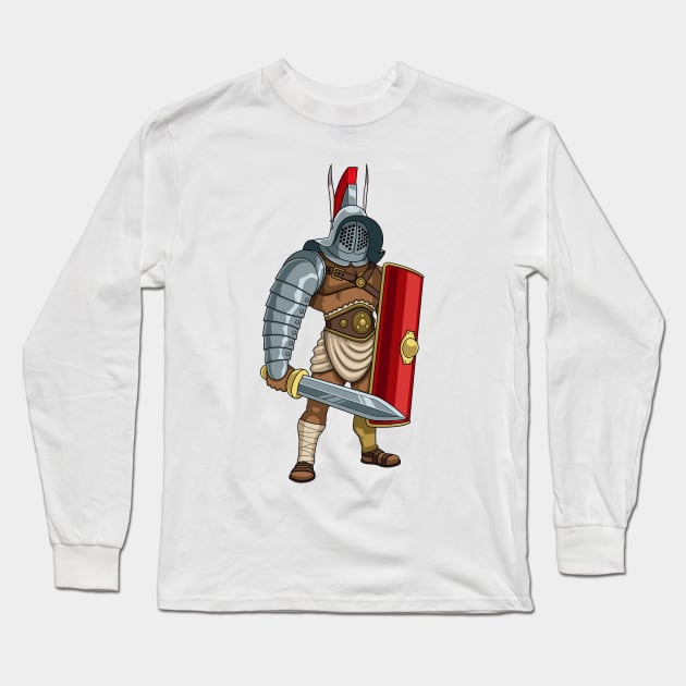 Gladiator Long Sleeve T-Shirt by Malchev